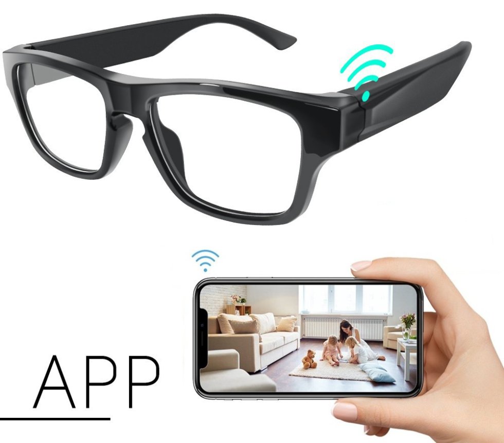 spionbriller med kamera wifi full hd p2p over internett